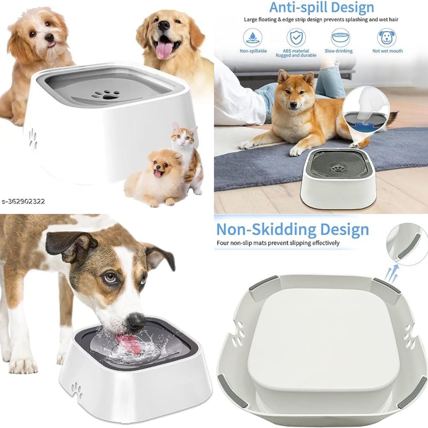 Spill-Proof Pet Bowl