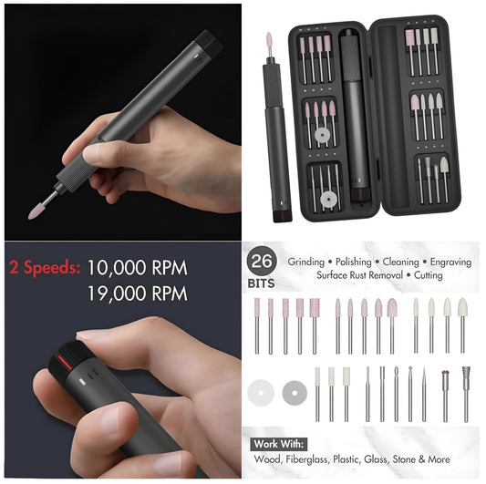 Rechargeable Grinding Pen Kit.