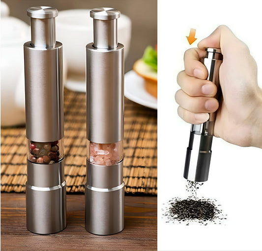Stainless Steel Pepper Mill.
