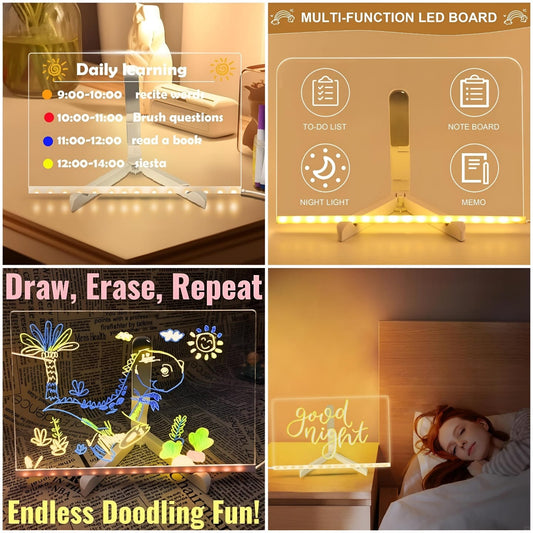 Acrylic LED Note Board.