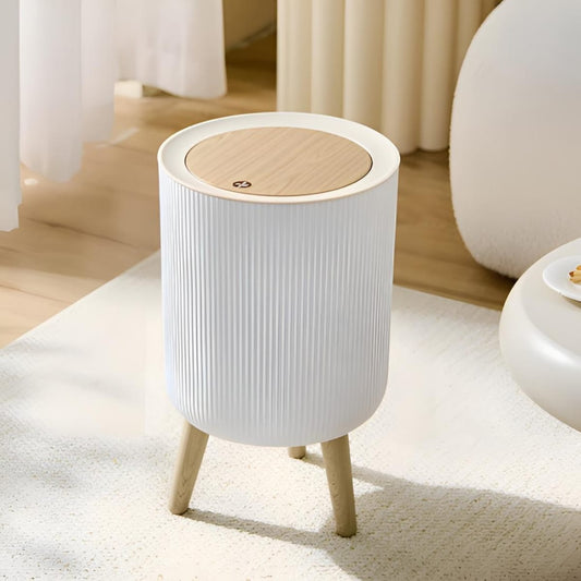 Modern Round Trash Bin.