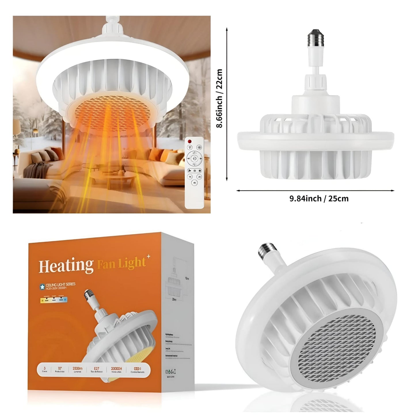 Heating Fan Light