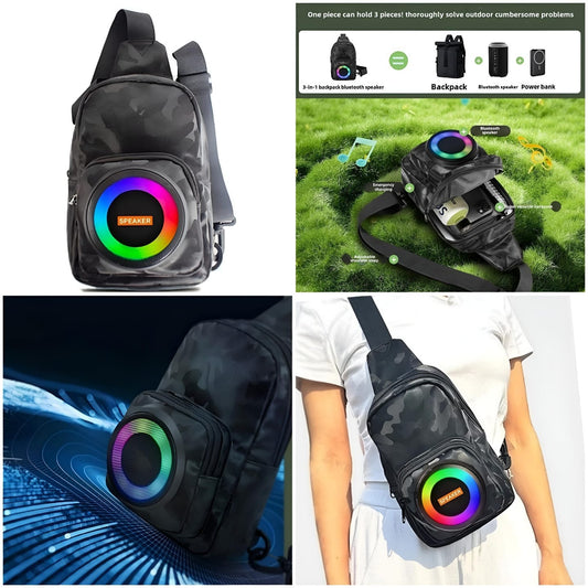 Bluetooth Speaker Sling Bag